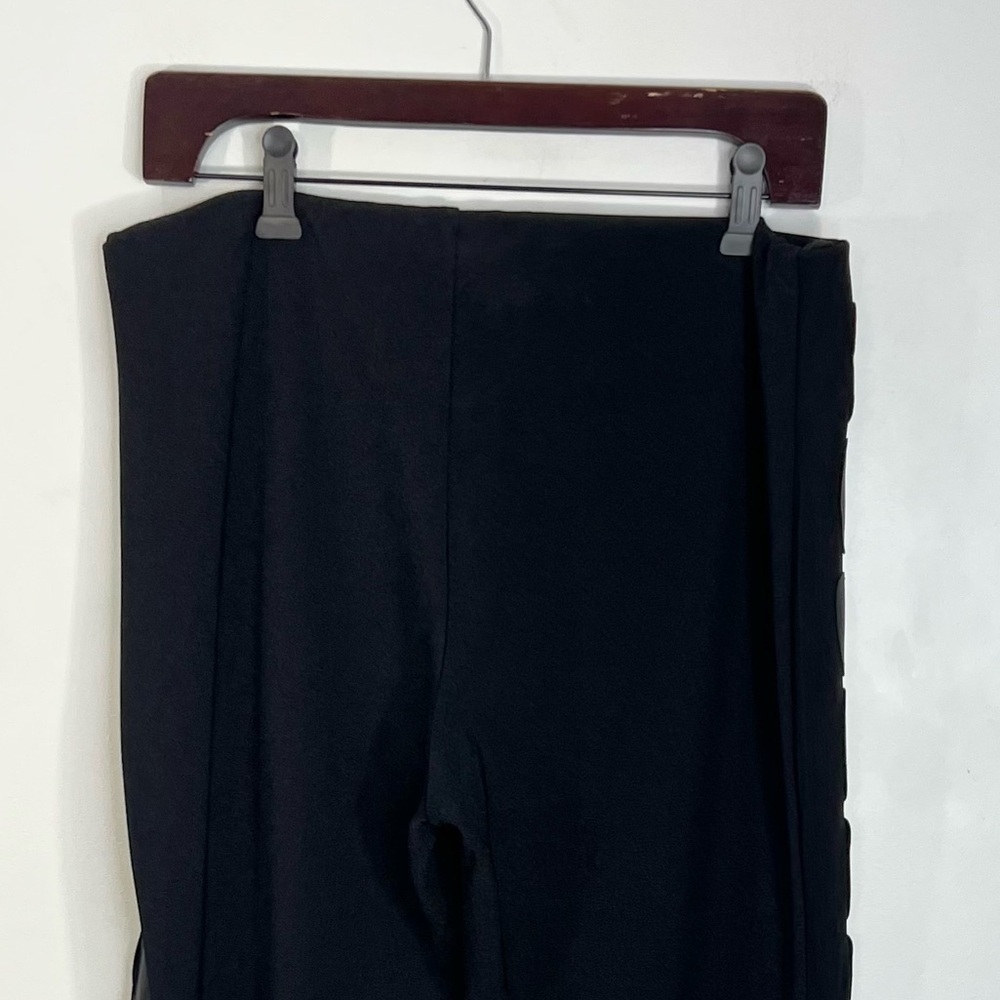 SOLD Vtg Joseph Ribkoff 70s 80s union made black cropped applique pants 14 - Picture 7 of 12